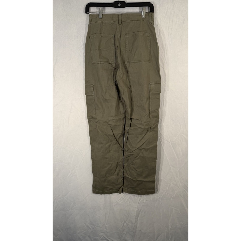 Hollister Pants Womens 3R 2R Tan Ultra High Rise Dad‎ Cargo 26R Pockets Utility - Picture 10 of 11